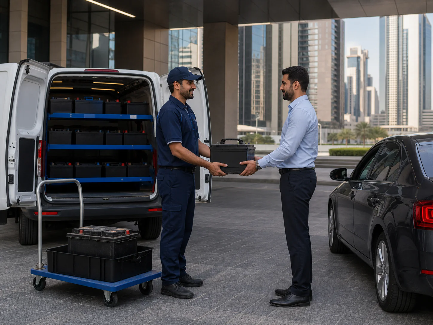 Battery delivery only